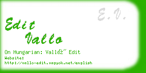 edit vallo business card